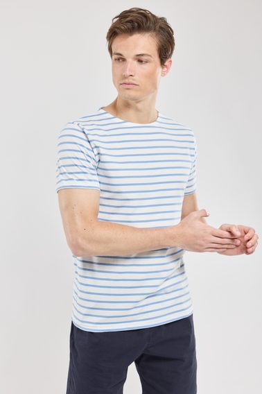 Armor Lux Sailor T-Shirt — Flax Blue