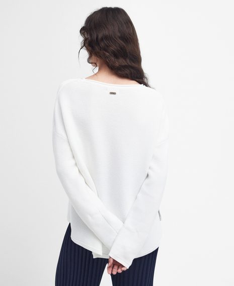 Barbour Marine Knitted Jumper — Cloud