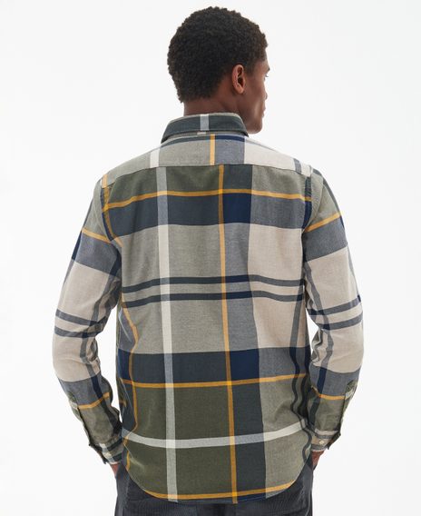Barbour Dunoon Tailored Shirt — Forest Mist