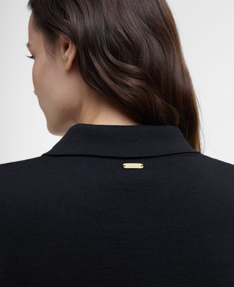 Barbour Alma Knitted Jacket — Black
