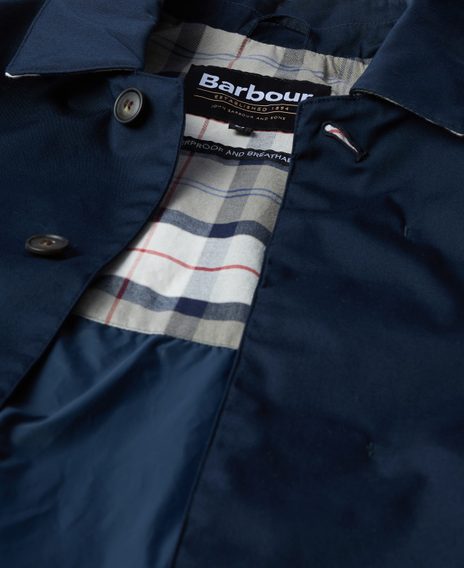 Barbour Short Rokig Waterproof Jacket — Navy