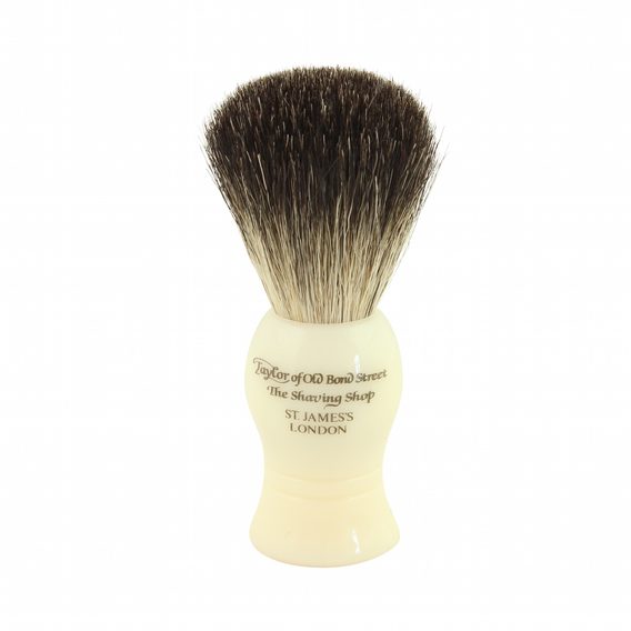 Taylor of Old Bond Street Pure Badger Shaving Brush — White