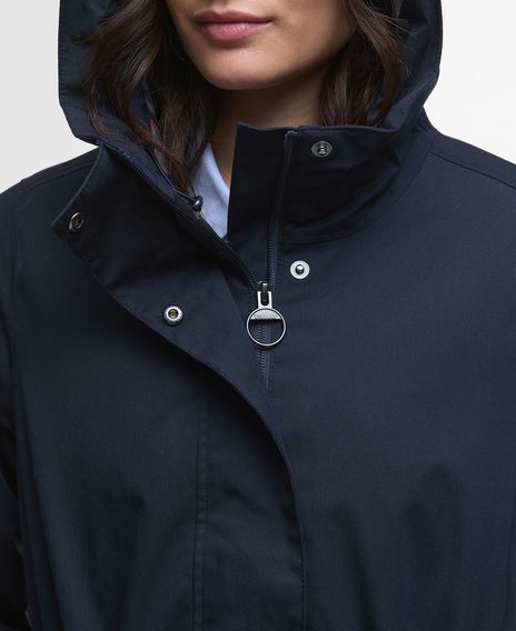 Barbour Bowlees Waterproof Jacket — Deep Navy