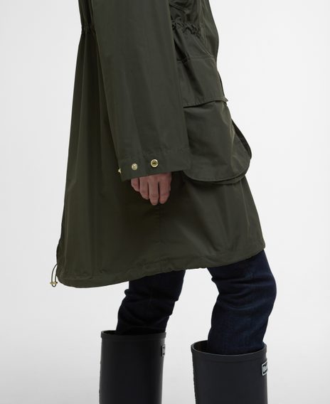 Barbour Una Showerproof Jacket — Olive