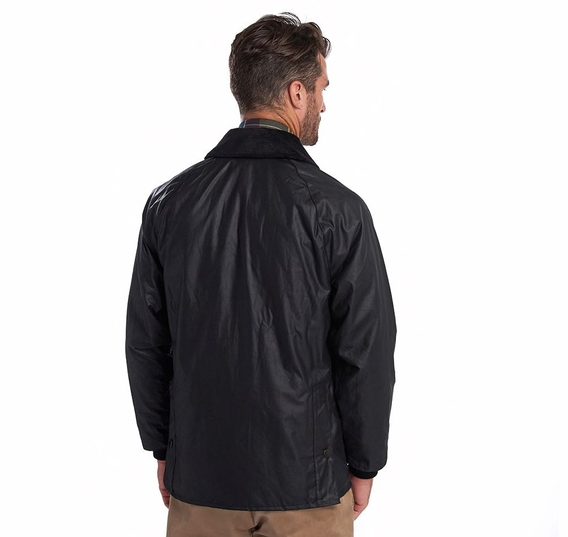 Barbour Bedale Wax Jacket — Black