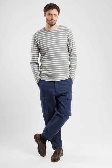 Armor Lux Rustic Cotton Striped Shirt