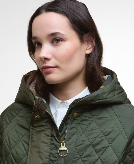 Barbour Hilary Quilted Jacket — Olive