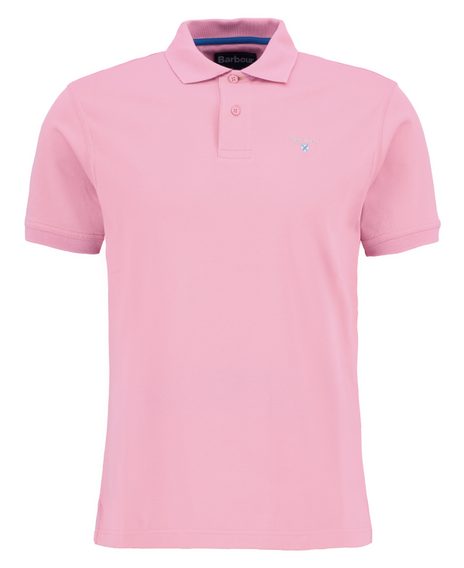 Barbour Active Tailored Fit Polo Shirt — Candy Pink