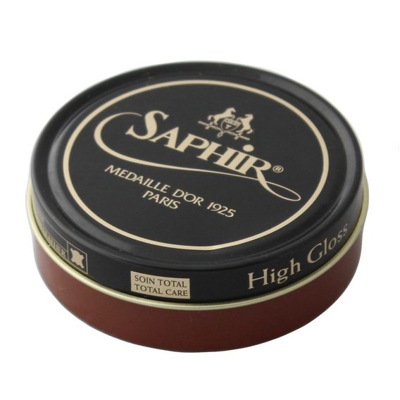 Восък за обувки Saphir Wax Polish - махагон (50 мл)