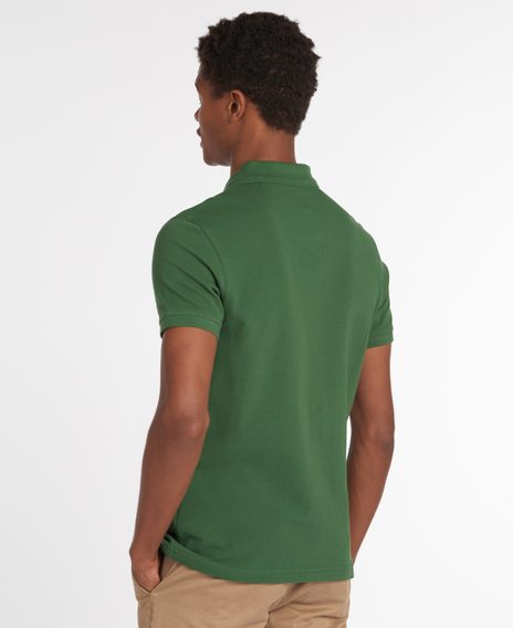 Barbour Sports Polo Shirt — Forest Green