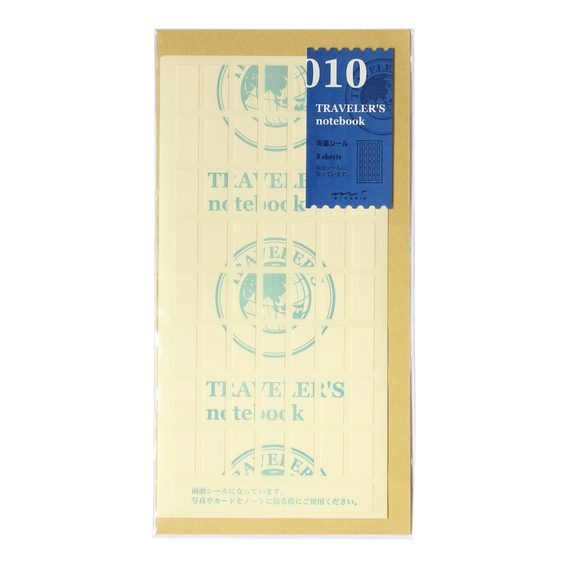 TRAVELER'S 010 — Double Sided Stickers