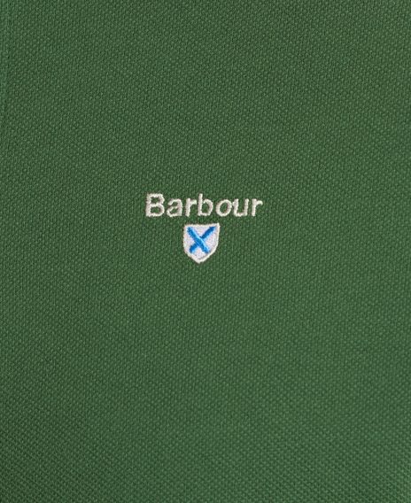 Barbour Sports Polo Shirt — Forest Green