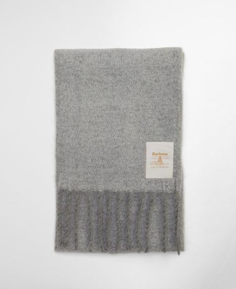 Barbour Ellison Scarf — Light Grey