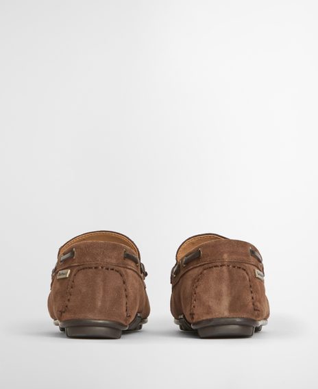 Barbour Courage Driving Shoe — Choco Suede