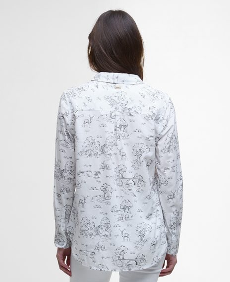 Barbour Safari Relaxed Long-Sleeved Shirt — Woodland Print