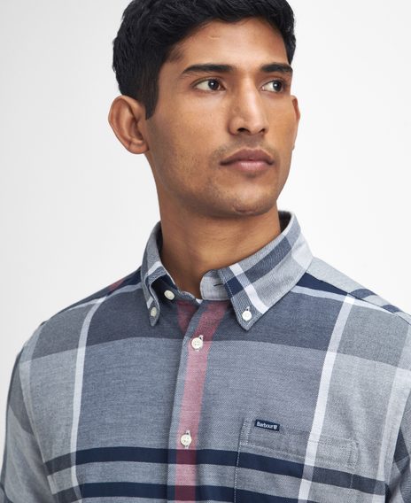 Barbour Dunoon Tailored Shirt — Blue Granite