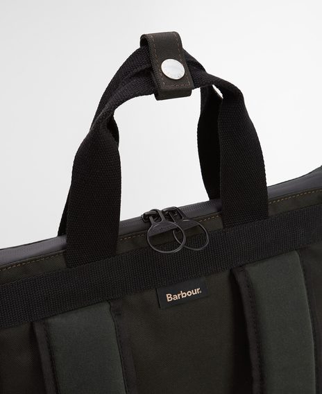 Barbour Field Wax Backpack — Sage