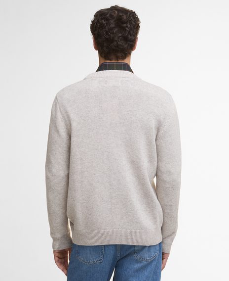 Barbour Mainland Cardigan — Mist