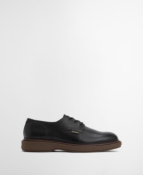 Barbour Harefield Derby Shoes — Black