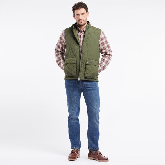 Ватиран елек Barbour Fernwood Gilet - Sage