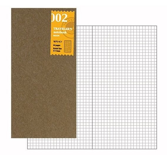 TRAVELER'S 002 — Grid Notebook