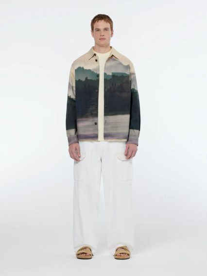 Scotch & Soda — Relaxed Fit Printed Twill Overshirt