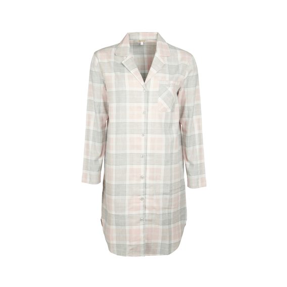 Barbour Etta Nightshirt — Pink Tartan