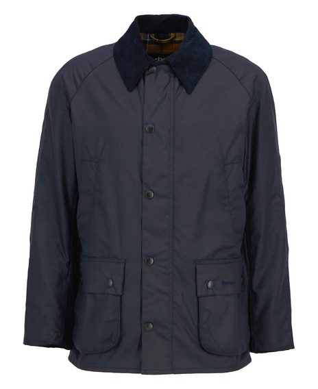 Barbour Ashby Wax Jacket — Navy