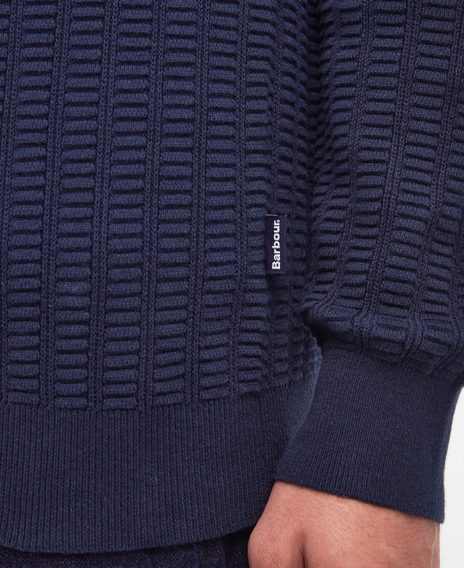 Barbour Cathil Crew Neck Jumper — Classic Navy