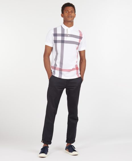 Barbour Blaine Polo Shirt — White