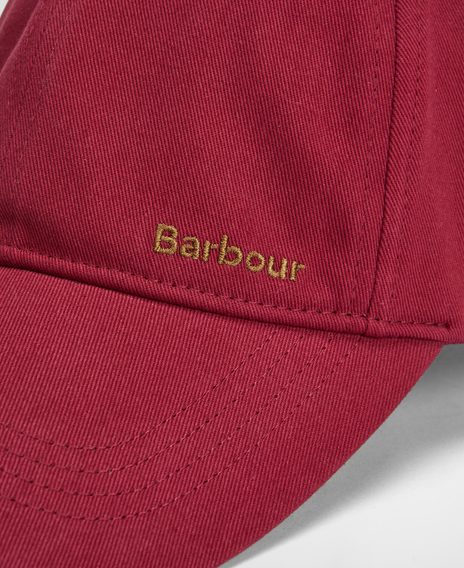 Barbour Milburn Cap — Biking Red