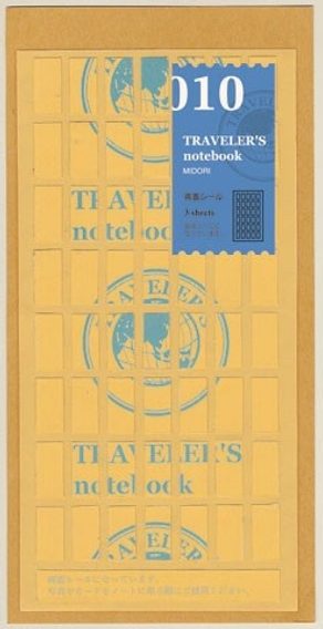 TRAVELER'S 010 — Double Sided Stickers