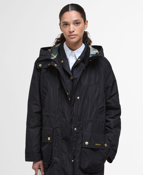 Barbour Una Showerproof Jacket — Black