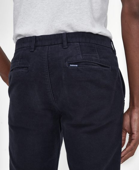 Barbour Moleskin Tailored Trousers — Classic Navy
