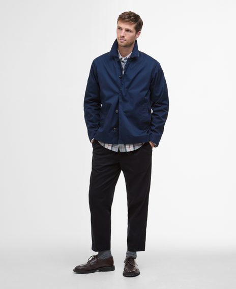 Barbour Short Rokig Waterproof Jacket — Navy