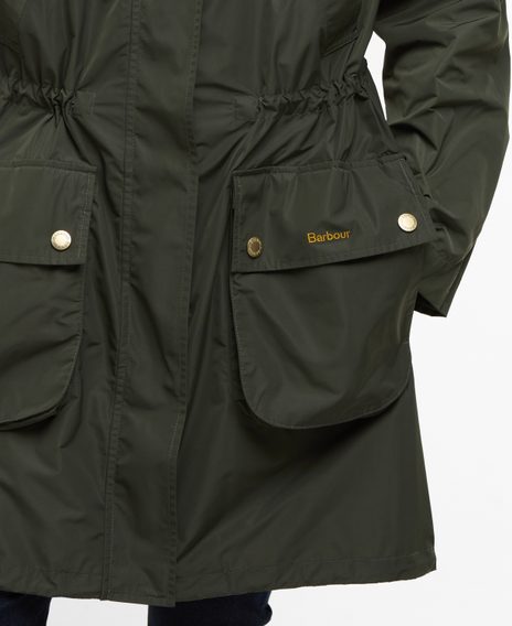Barbour Una Showerproof Jacket — Olive