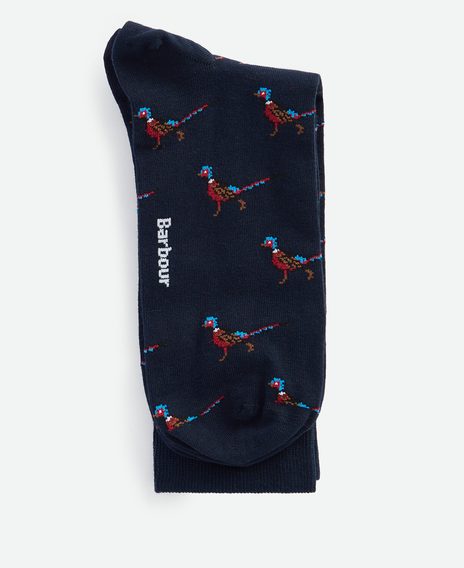 Barbour Mavin Socks — Navy/Pheasant
