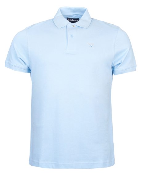 Barbour Sports Polo Shirt — Sky Blue