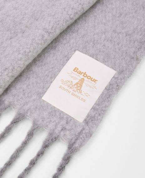 Barbour Ellison Scarf — Light Grey