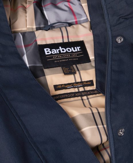 Barbour Bowlees Waterproof Jacket — Deep Navy