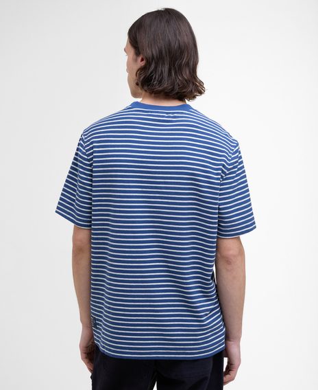 Barbour Frensham Striped T-Shirt — Dark Denim