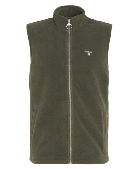 Barbour Essentials Fleece Gilet — Mid Olive