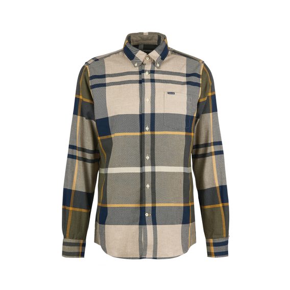 Barbour Dunoon Tailored Shirt — Forest Mist