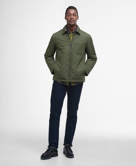 Barbour Filey Ultralight Quilted Jacket — Fern