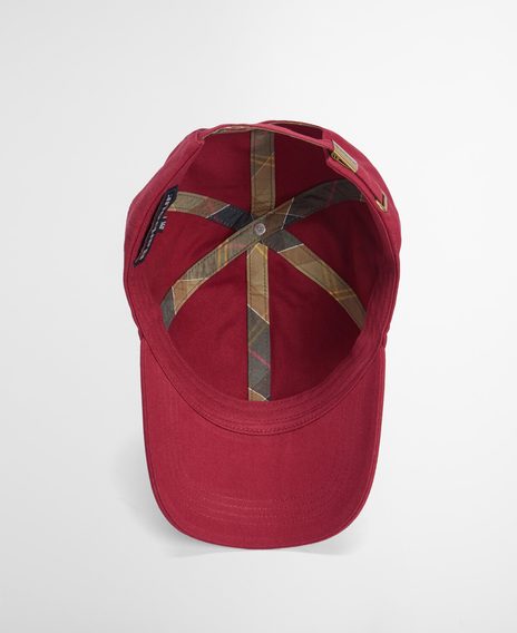 Barbour Milburn Cap — Biking Red