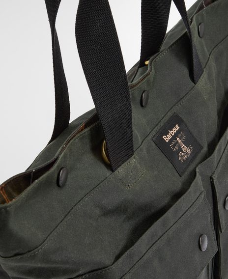 Barbour Field Wax Tote Bag
