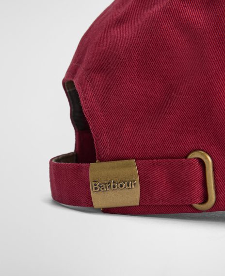 Barbour Milburn Cap — Biking Red