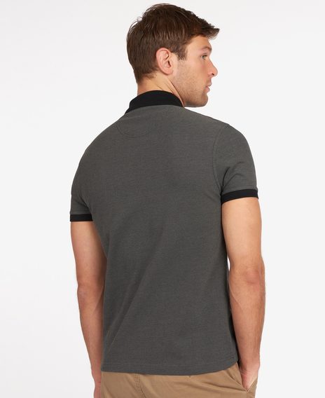 Barbour Sports Mix Polo Shirt — Black