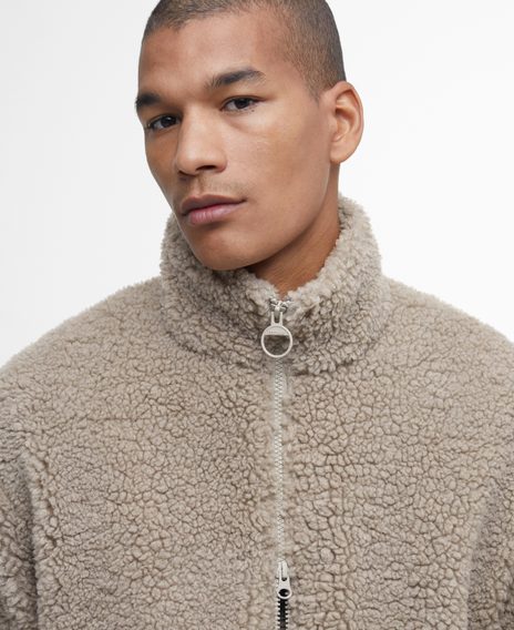 Barbour Weardale Fleece Jacket — Concrete