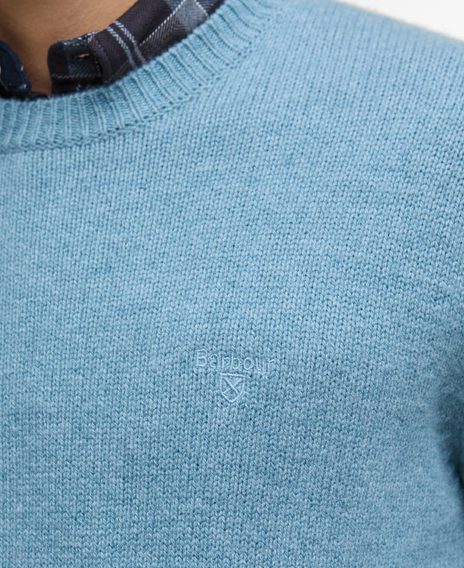 Barbour Covent Crew Neck Jumper — Bluestone